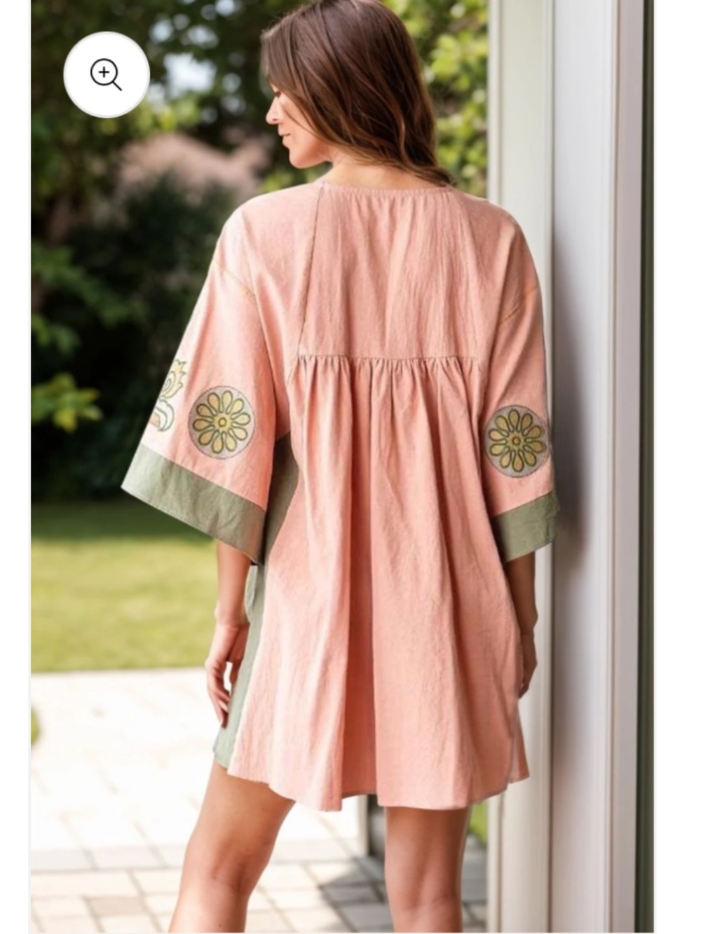 Anthropologie Blue Velvet Embroidered Mini Dress - Picture 2 of 6